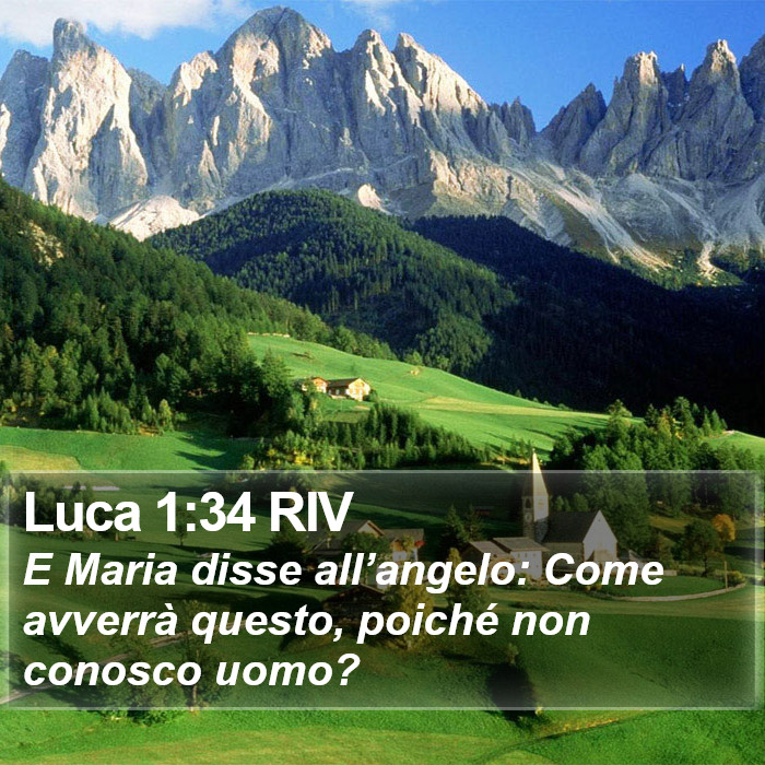 Luca 1:34 RIV Bible Study