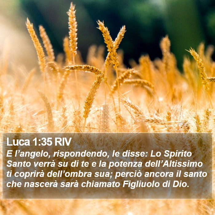 Luca 1:35 RIV Bible Study