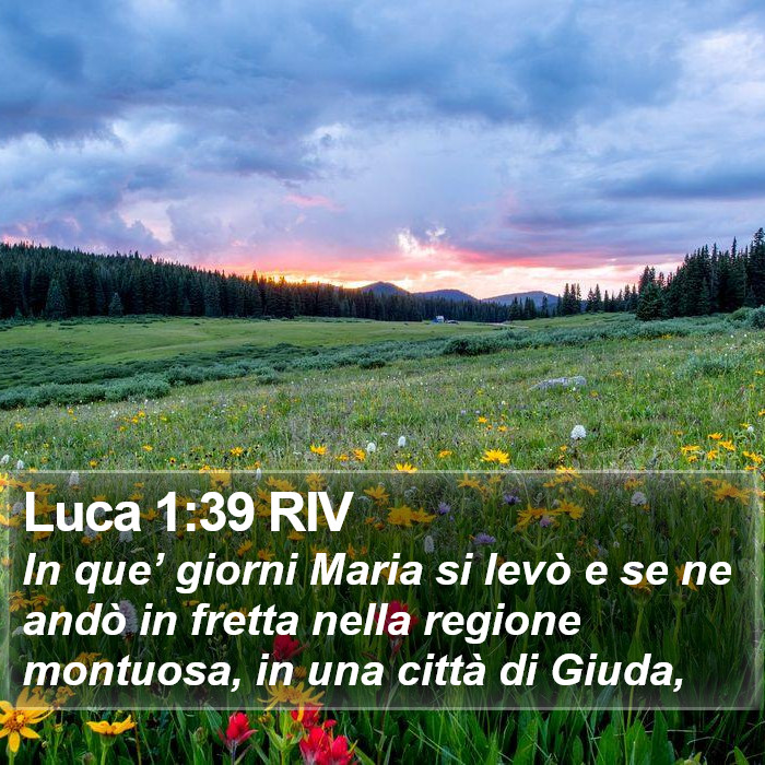 Luca 1:39 RIV Bible Study