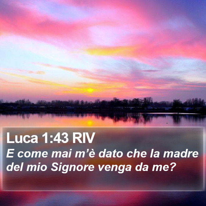 Luca 1:43 RIV Bible Study