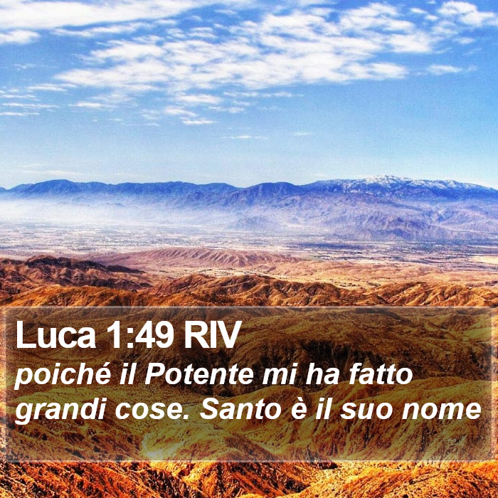 Luca 1:49 RIV Bible Study