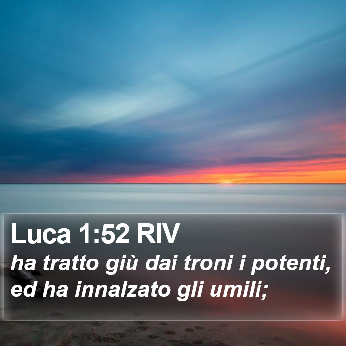 Luca 1:52 RIV Bible Study