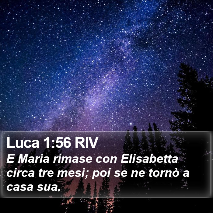 Luca 1:56 RIV Bible Study