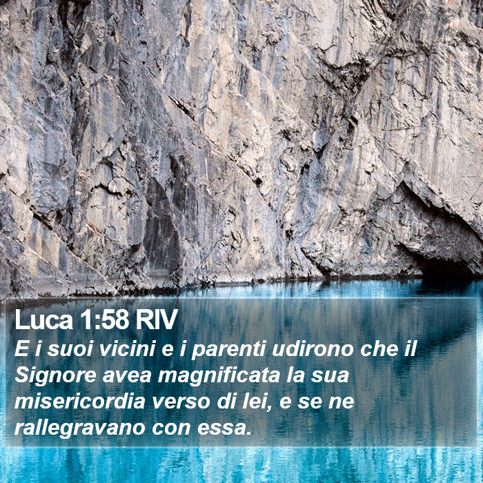 Luca 1:58 RIV Bible Study