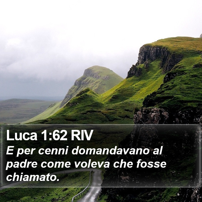 Luca 1:62 RIV Bible Study