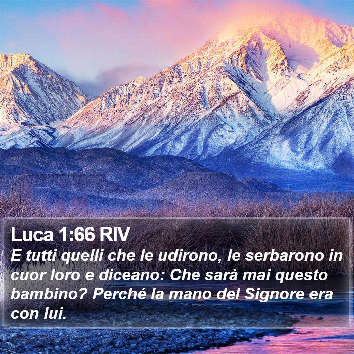 Luca 1:66 RIV Bible Study