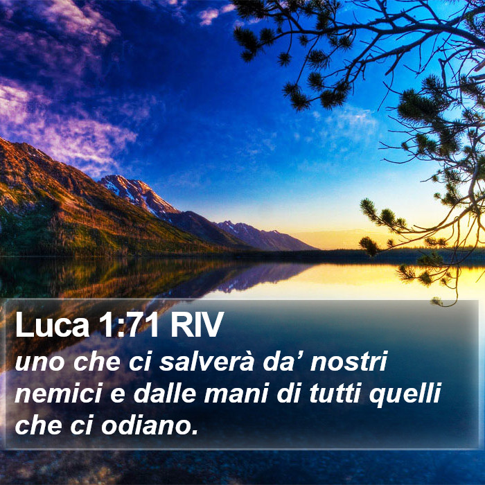 Luca 1:71 RIV Bible Study