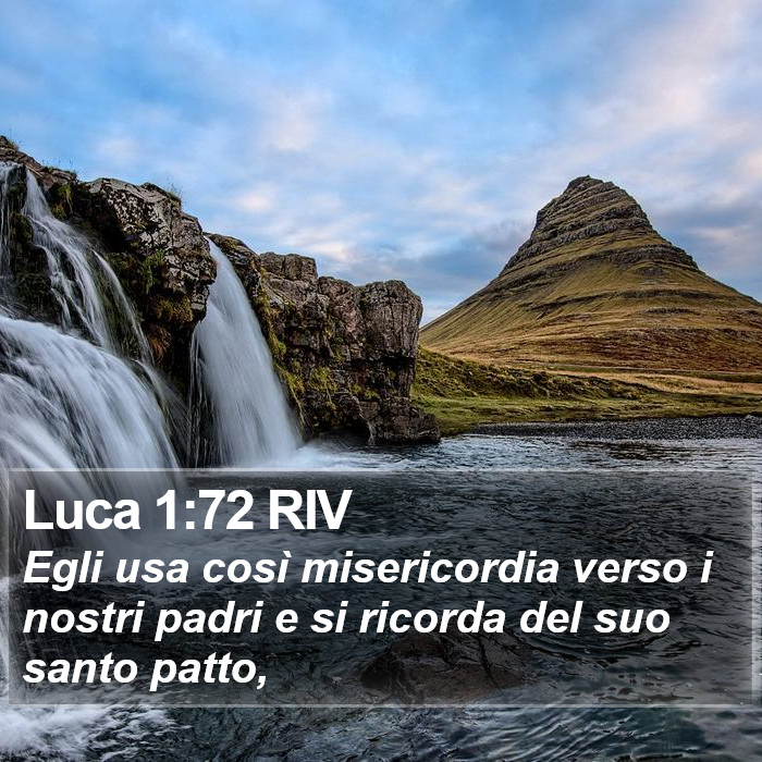 Luca 1:72 RIV Bible Study