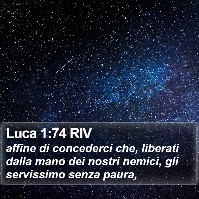 Luca 1:74 RIV Bible Study