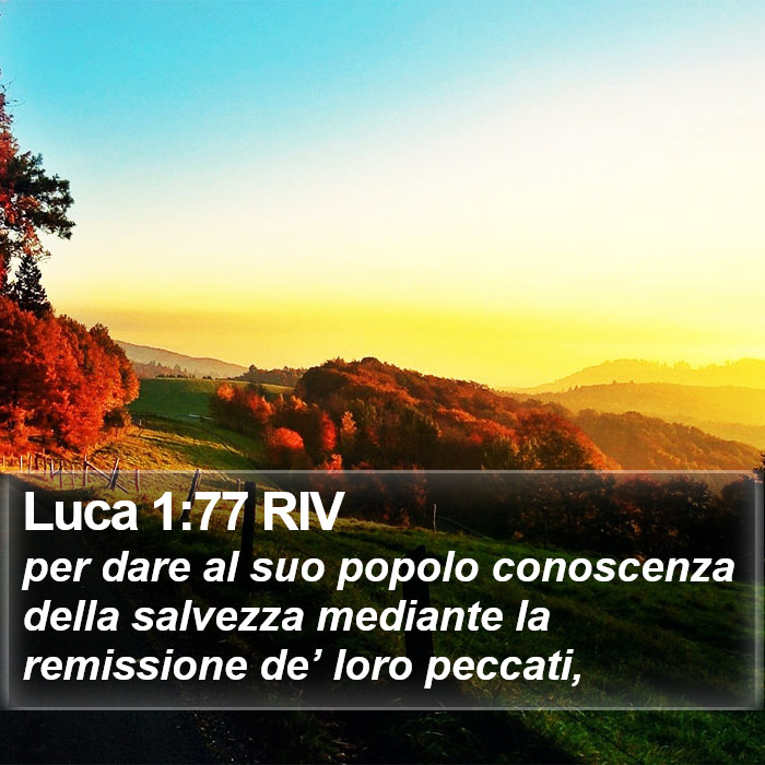 Luca 1:77 RIV Bible Study