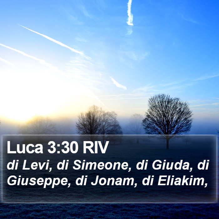 Luca 3:30 RIV Bible Study