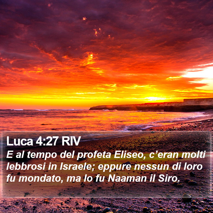 Luca 4:27 RIV Bible Study