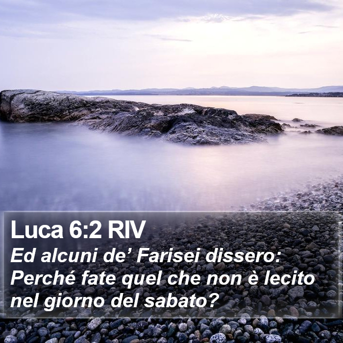Luca 6:2 RIV Bible Study