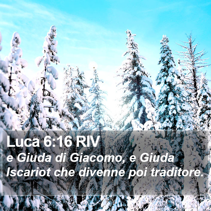 Luca 6:16 RIV Bible Study
