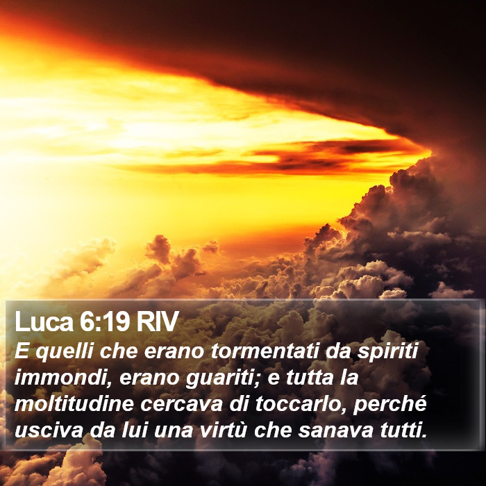 Luca 6:19 RIV Bible Study