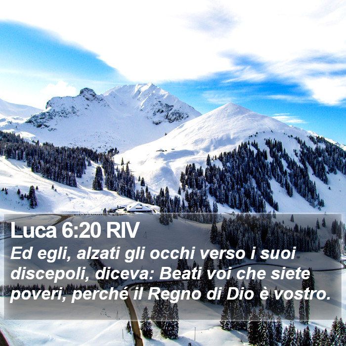 Luca 6:20 RIV Bible Study