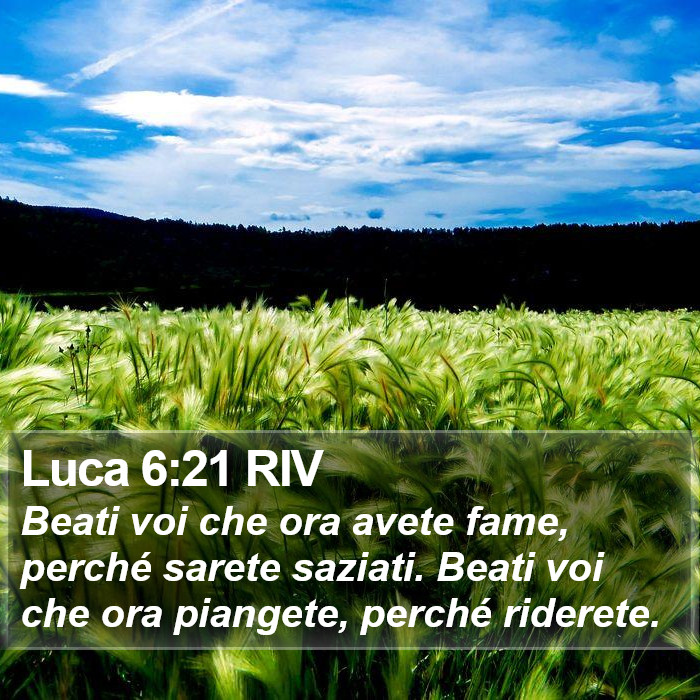 Luca 6:21 RIV Bible Study