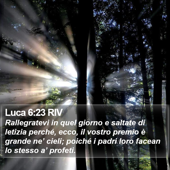Luca 6:23 RIV Bible Study