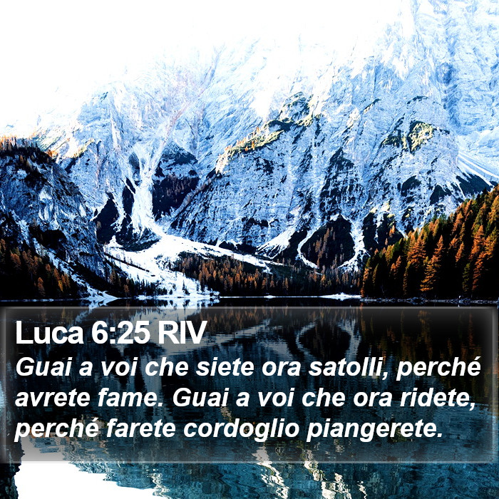 Luca 6:25 RIV Bible Study
