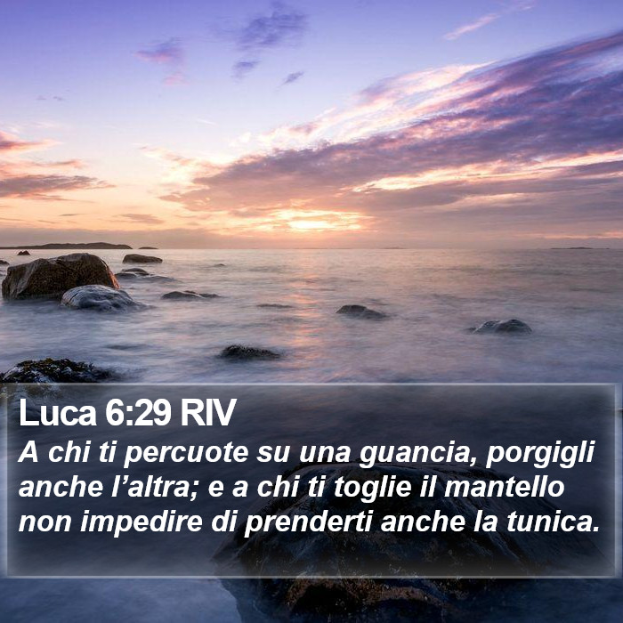 Luca 6:29 RIV Bible Study
