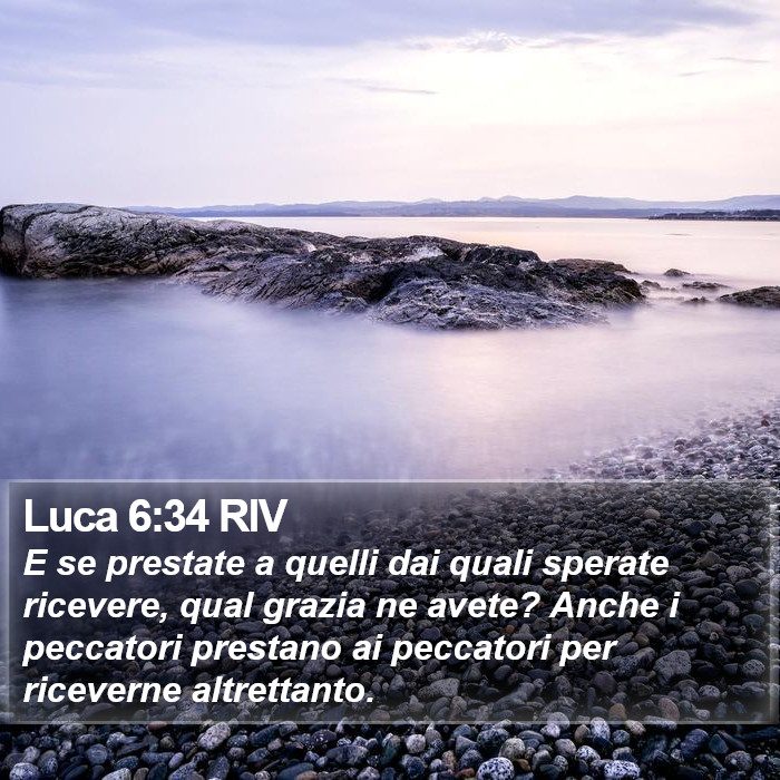 Luca 6:34 RIV Bible Study