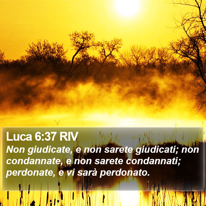 Luca 6:37 RIV Bible Study