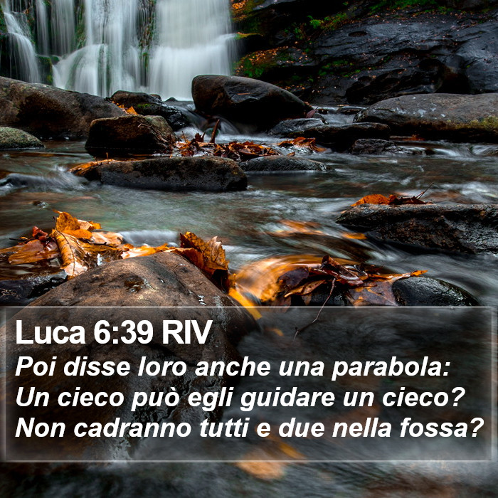 Luca 6:39 RIV Bible Study