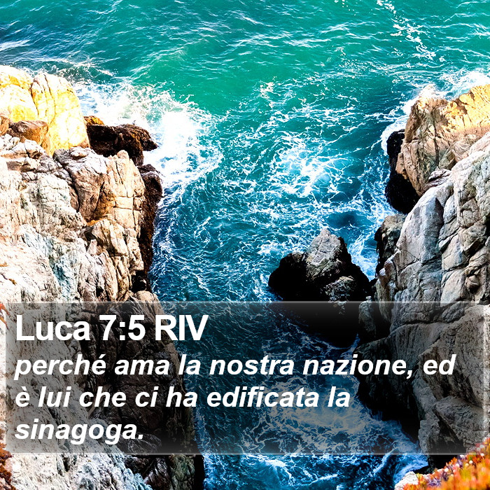 Luca 7:5 RIV Bible Study