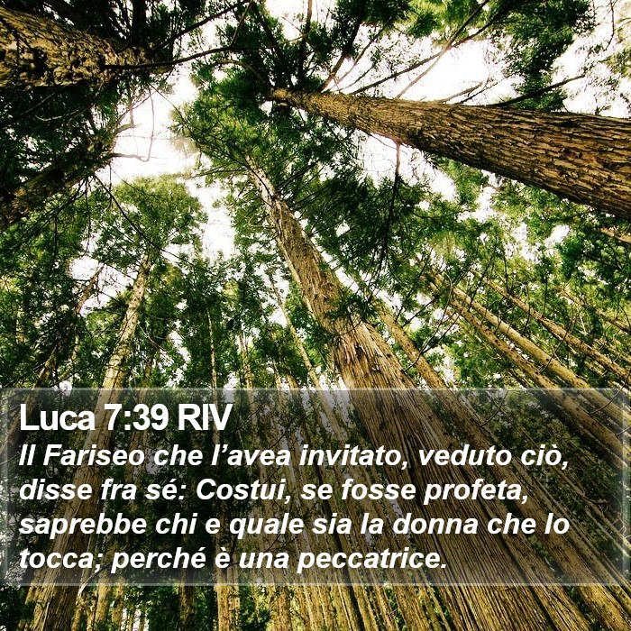 Luca 7:39 RIV Bible Study