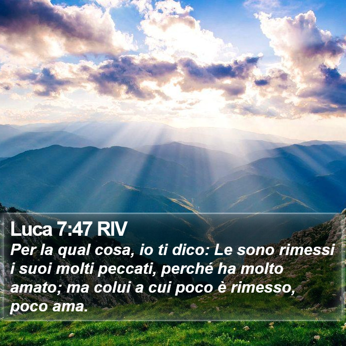 Luca 7:47 RIV Bible Study