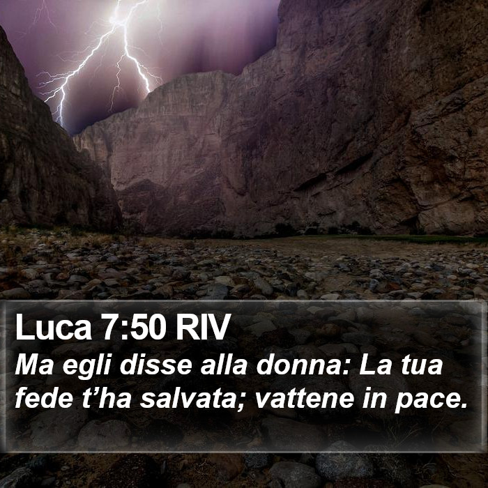 Luca 7:50 RIV Bible Study