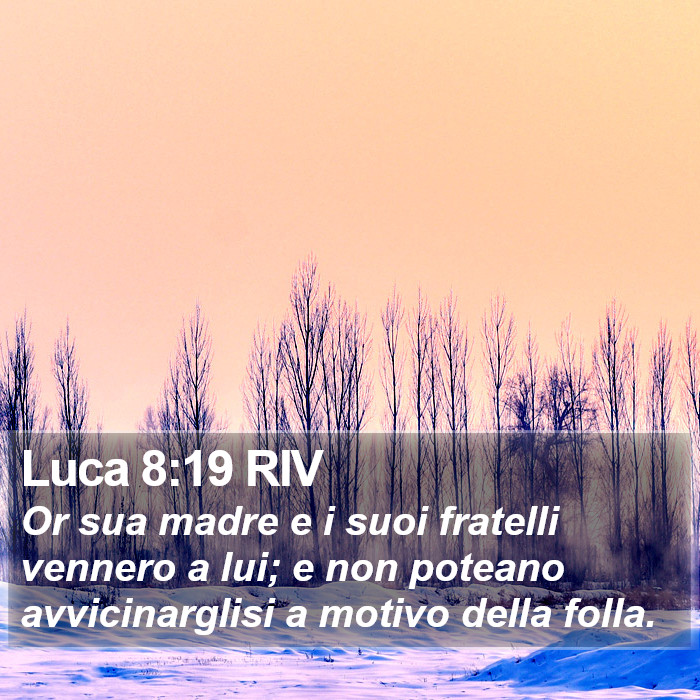 Luca 8:19 RIV Bible Study