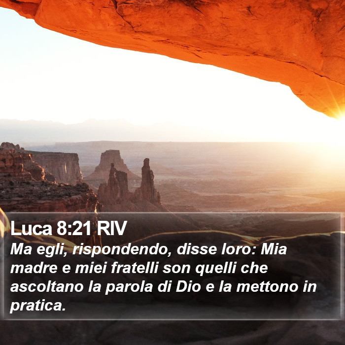 Luca 8:21 RIV Bible Study