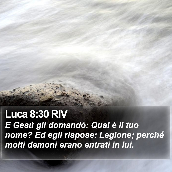 Luca 8:30 RIV Bible Study