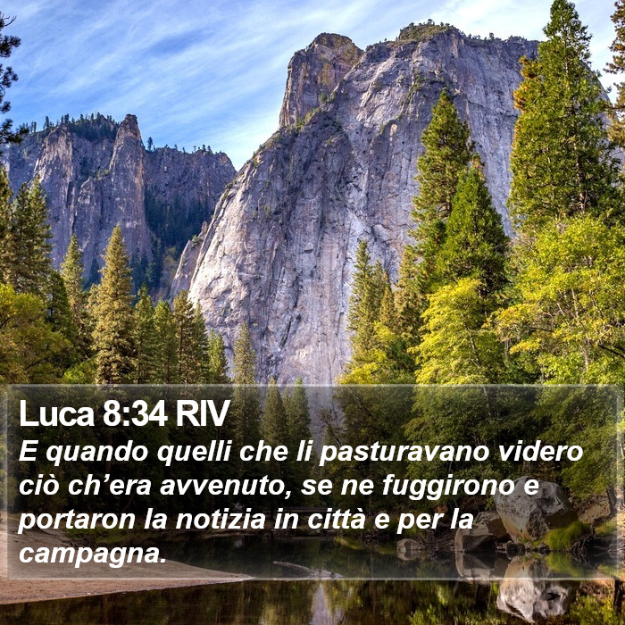 Luca 8:34 RIV Bible Study