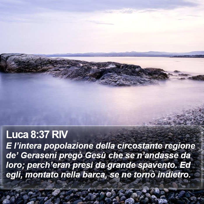 Luca 8:37 RIV Bible Study