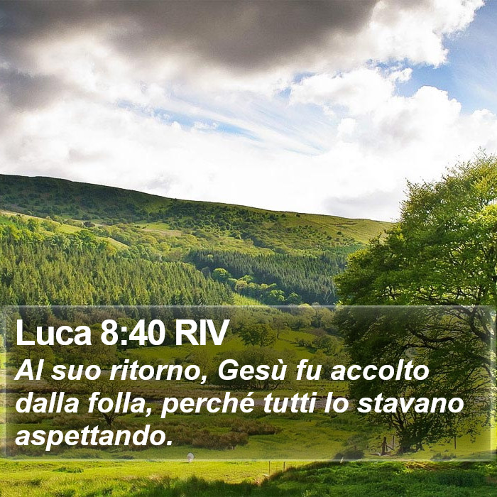 Luca 8:40 RIV Bible Study