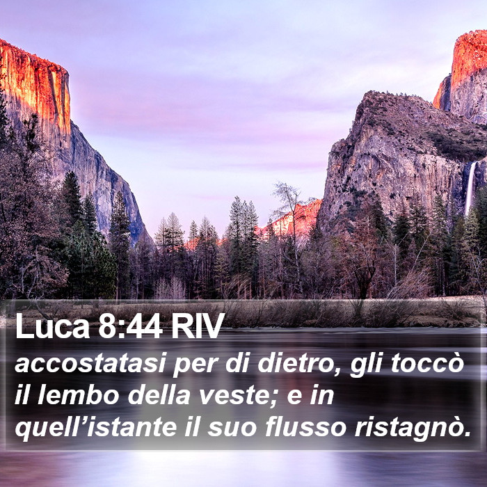 Luca 8:44 RIV Bible Study