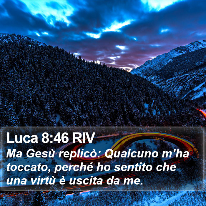 Luca 8:46 RIV Bible Study