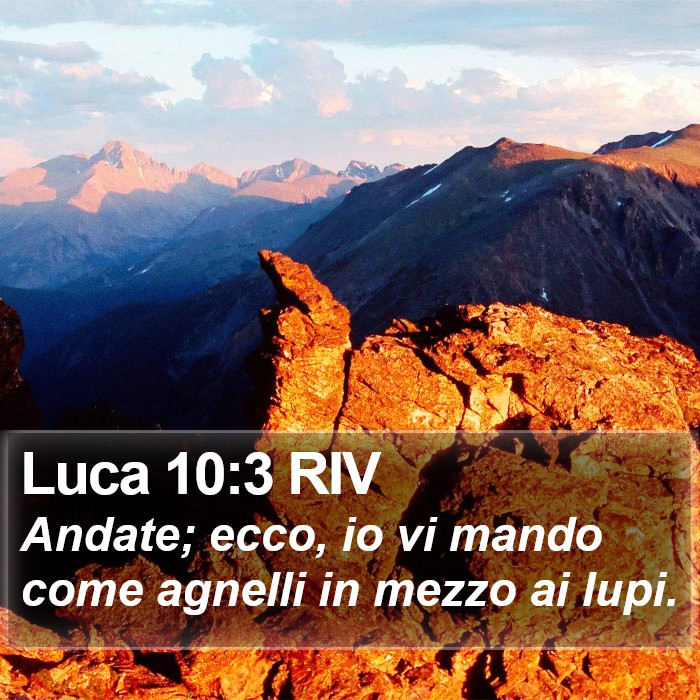 Luca 10:3 RIV Bible Study