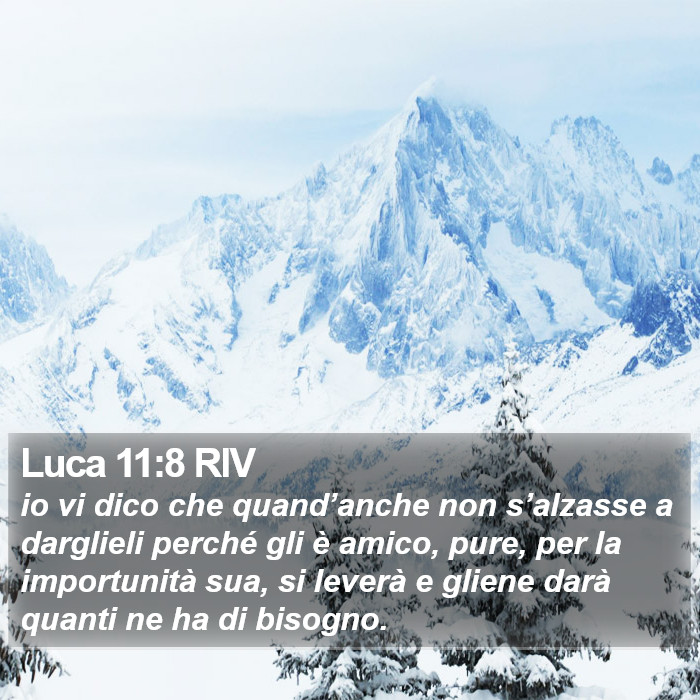 Luca 11:8 RIV Bible Study