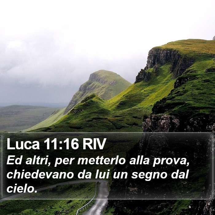 Luca 11:16 RIV Bible Study