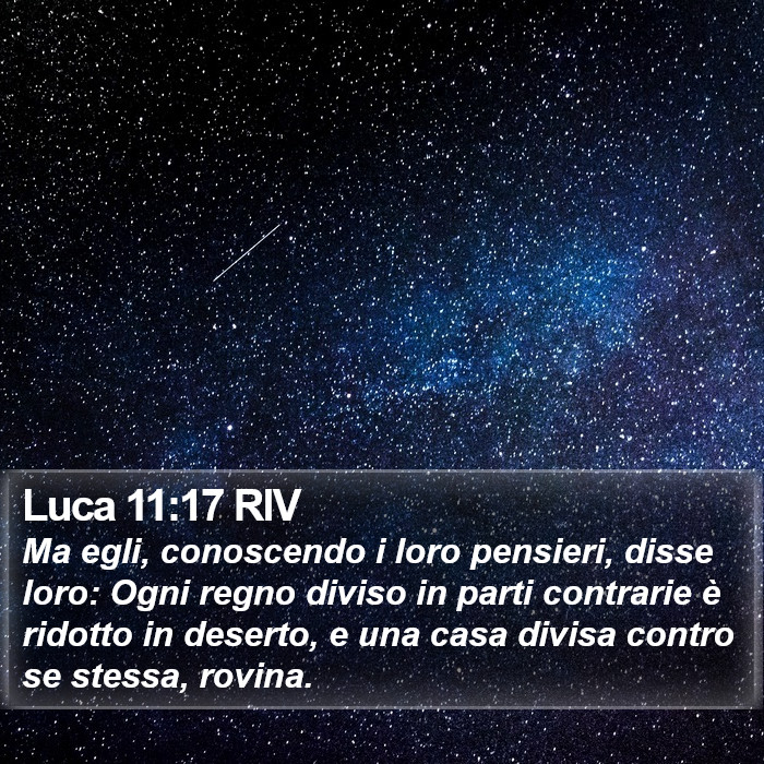 Luca 11:17 RIV Bible Study