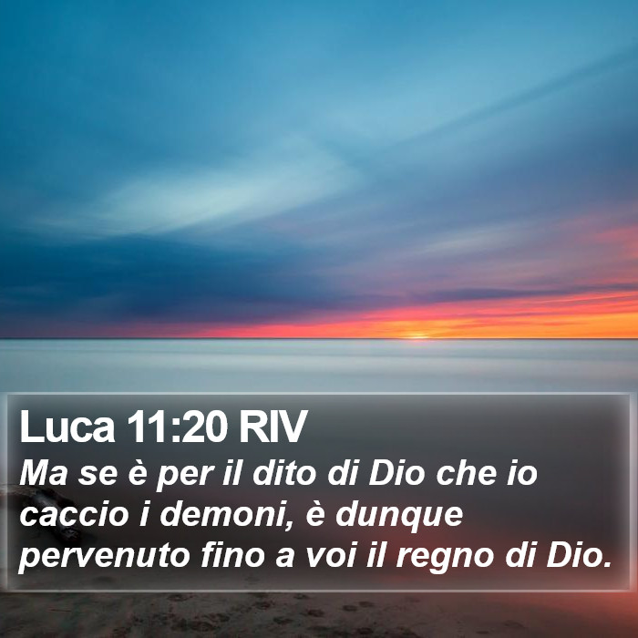 Luca 11:20 RIV Bible Study