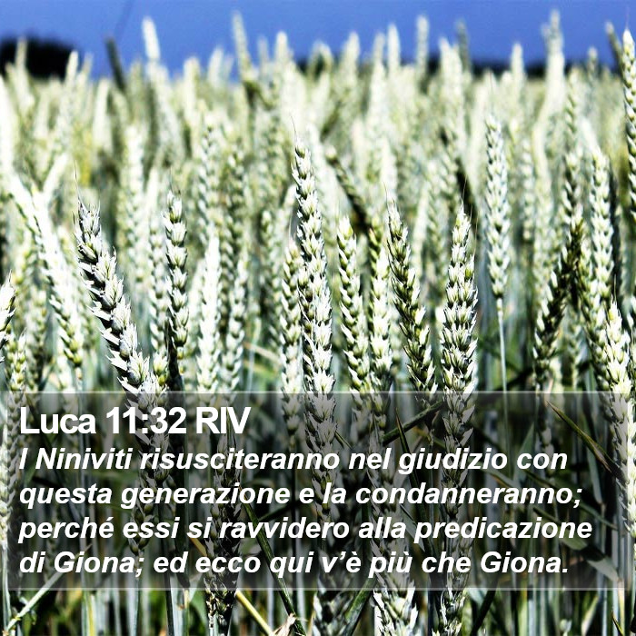 Luca 11:32 RIV Bible Study