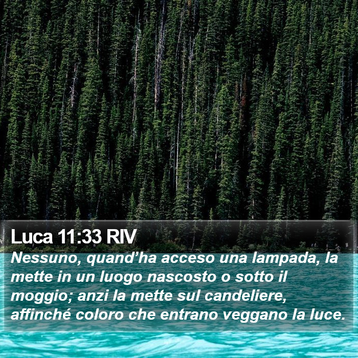 Luca 11:33 RIV Bible Study