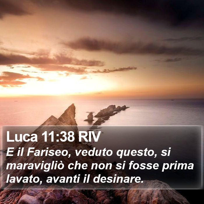 Luca 11:38 RIV Bible Study