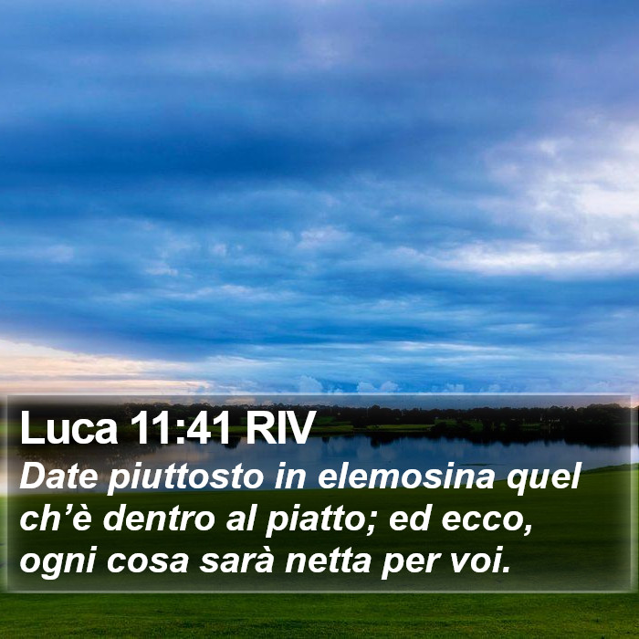 Luca 11:41 RIV Bible Study