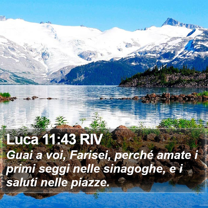 Luca 11:43 RIV Bible Study