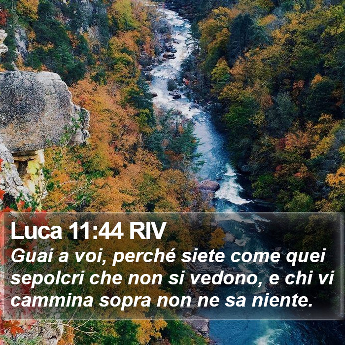 Luca 11:44 RIV Bible Study